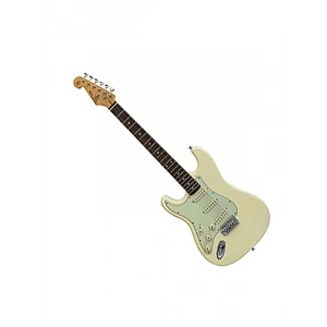 Vintage Beyaz Renk Ihlamur Ağacı Gövde Elektro Gitar