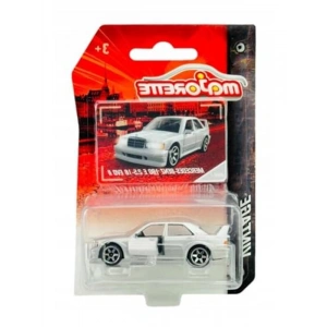 Vintage Metal Diecast Araba, Gri Renkli Tasarım