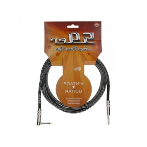 Vintage Tarzı Örgülü Gitar Kablo