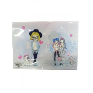 Vintage Tasarım Çıtçıtlı Dosya, A4 Boyut