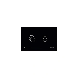 Vitra 768-1501 Vitra V-Care Smart Kumanda Paneli, Siyah (8 cm Gömme Rezervuarlar Için)