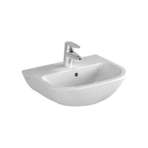VitrA S20 Lavabo 50 Cm Orta Armatür Delikli Su Taşma Delikli 5501L003-0001