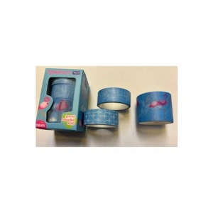 Washi Tape Seti, Flamingo Desenli 3lü, 15mm ve 30mm