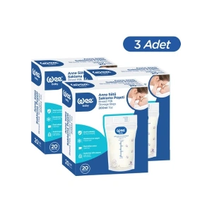 Wee Baby Süt Saklama Poşeti Seti (20x3 60 Adet)