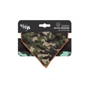 Wild Jungle Desenli Bandana Yaka Tasma (S)