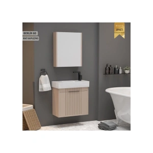 Wons Berlin 60 cm Kapuçino Banyo Dolabı
