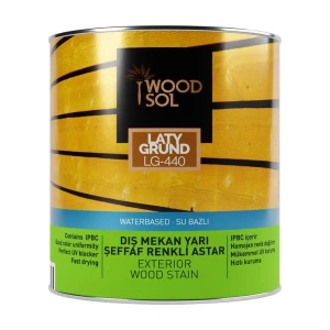 Woodsol Latygrund Dış Mekan Yarı Şeffaf Renkli Ahşap Astar 0000 Clear 2.5 l