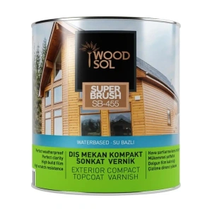 Woodsol Superbrush Sonkat İpek Mat Ahşap Vernik Şeffaf 2.5 l