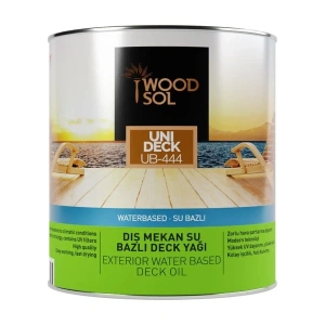 Woodsol Unideck Su Bazlı Ahşap Deck Yağı 0000 Clear 2.5 l
