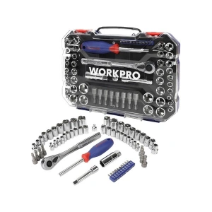 Workpro WP202566 1/4’ 3/8’’ Metrik/inç 63 Parça Cr-V Profesyonel Lokma Takımı