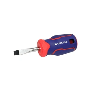 Workpro WP221024 6.5X38MM Cr-V Manyetik Profesyonel Düz Topaç Tornavida
