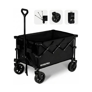 Workpro WP285015 80KG 4 Tekerli Katlanabilir Ağır Hizmet Taşıma Arabası