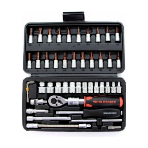 Worldforce 46 Parça 1/4 Lokma Takımı 4-14MM S-Ultra Profesyonel Takım Seti