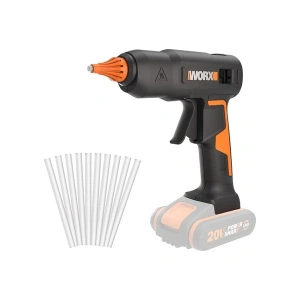 Worx WX045.9 20 Volt 11MM Profesyonel Sıcak Mum Silikon Tabancası + 10 Silikon (Akü Dahil Değildir)