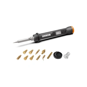 Worx WX744.9 Makerx 20VOLT Profesyonel Dijital Lehim Tabancası + 12 Aksesuar (Akü Dahil Değildir)