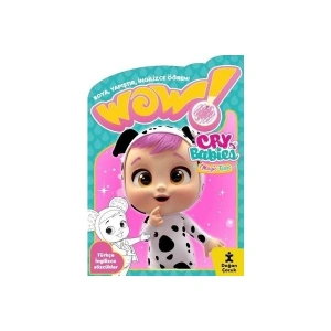 Wow! Cry Babies Magic Tears Boyama Kitabı - Boya Yapıştır Ingilizce Öğren! Türkçe Ingilizce Sözcük