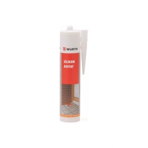 Würth Asetat Silikon Genel Amaçlı 310 ml Şeffaf