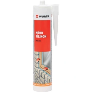 WÜRTH NÖTR SİLİKON -310 ML.-SİYAH