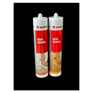 Würth Nötr Silikon Antrasit Gri ve Siyah 2li Set