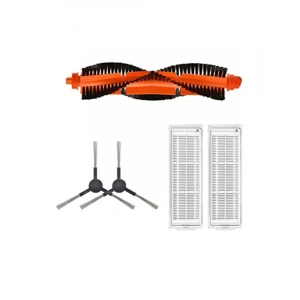 Xiaomi Uyumlu Mop Pro Styj02ym Yedek Fırça ve Hepa Filtre Seti, 5 Parça