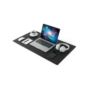 XL Deri Mouse Pad, 90x40 cm, Ofis Kullanımına Uygun