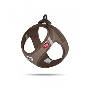 XS Beden Kahverengi Clasp Cord Harness, Dayanıklı ve Rahat