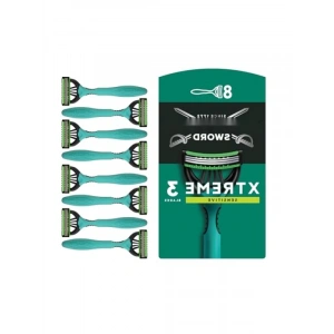 Yakın Tıraş İçin Oynar Başlıklı 8li Kullan At Tıraş Bıçağı