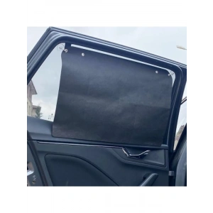 Yan Cam Güneşlik Perde - Anne Bebek Emzirme Perdesi (2 Adet)