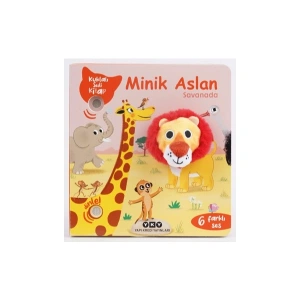 Yapı Kredi Yayınları Minik Aslan Savanada (Kuklalı Sesli Kitap) - Emilie Collet