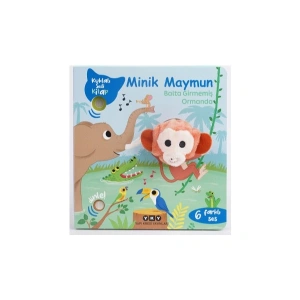 Yapı Kredi Yayınları Minik Maymun Balta Girmemiş Ormanda (Kuklalı Sesli Kitap) - Emilie Collet