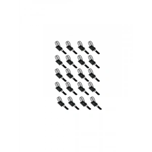 Yapışkanlı Ayarlanabilir Kablo Toplama Klips Seti - 20 Adet