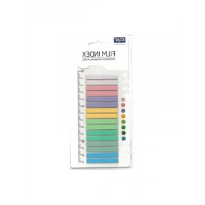 Yapışkanlı Ayraç Seti, 16lı, 6x45 mm, Renkli Tasarım