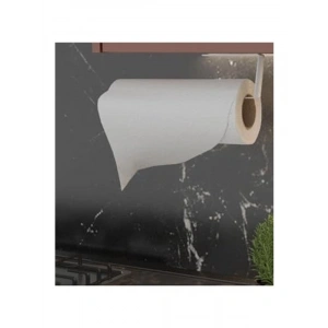 Yapışkanlı Kağıt Havluluk - Banyo için Pratik Askılık ve Peçetelik, 3M Yapışkanlı