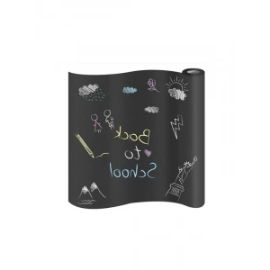 Yapışkanlı Kara Tahta 100x30 cm, Hediyeli Tebeşir ile