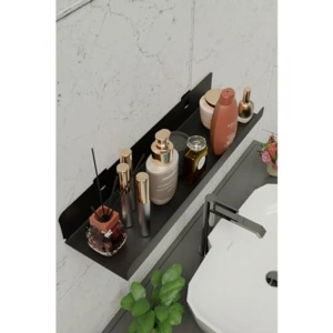 Yapışkanlı Organizer Raf, Çok Amaçlı Banyo Askısı İle Pratik Düzen