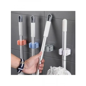 Yapışkanlı Pratik Mop Tutucu, 4 Adet, Beyaz Renk