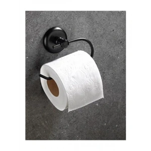 Yapışkanlı Tuvalet Kağıtlığı, Siyah, Pratik Askı