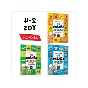 Yapıştır-Çiz-Boya İlk Sticker Kitabı - 2-4 Yaş