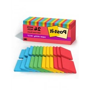 Yapraklı Not Kağıdı, 7.6 x 7.6 cm, 24 Ped