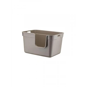 Yarı Açık Kedi Tuvaleti 54x40x32 cm - Bej