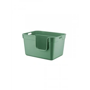 Yarı Açık Kedi Tuvaleti, 54x40x32 cm - Yeşil