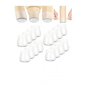 Yarı Saydam Silikon Pabuç Seti, 24 Adet, Koruma İçin
