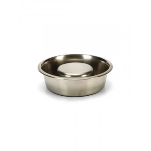 Yavaş Besleme Mama Kabı, Paslanmaz Çelik, 25 cm