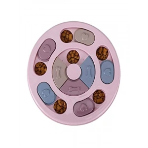 Yavaş Besleyici Mama Bulmaca Köpek Oyuncağı (Pembe)