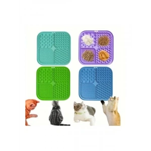 Yavaş Yeme Kabı ve Yalama Matı 20x20 cm