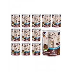 Yavru Kedi Konserve Mama, 400 Gr x 12 Adet