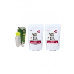 Yavru Kedi Süt Tozu ve Biberon Seti, 60 ml