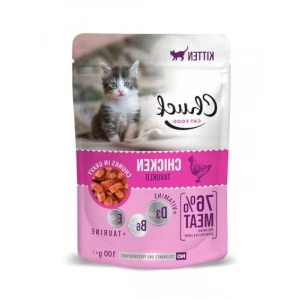 Yavru Kediler İçin Tavuklu Yaş Mama (100 Gr x 24 Adet)