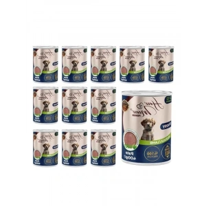 Yavru Köpek Kuzulu Pate Yaş Mama - 400 Gr x 12 Adet