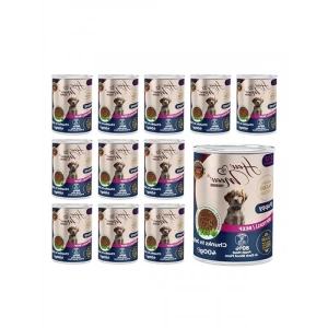 Yavru Köpekler için Biftek ve Jöleli Konserve Mama 400 Gr x 12 Adet